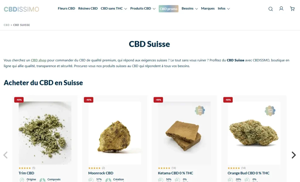 cbdissimo suisse
