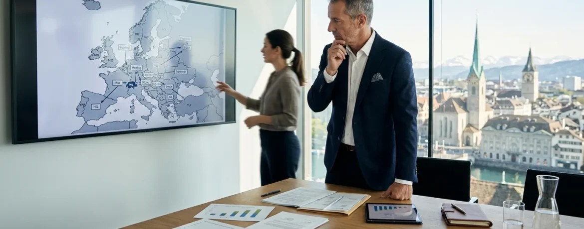 Créer une holding européenne depuis la Suisse : pourquoi de plus en plus d&rsquo;entrepreneurs suisses franchissent la frontière